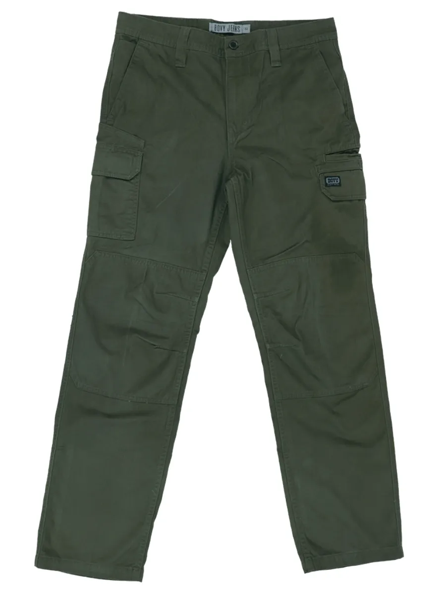 BOVY MEN'S CARGO PREMIUMCOTTON GREEN