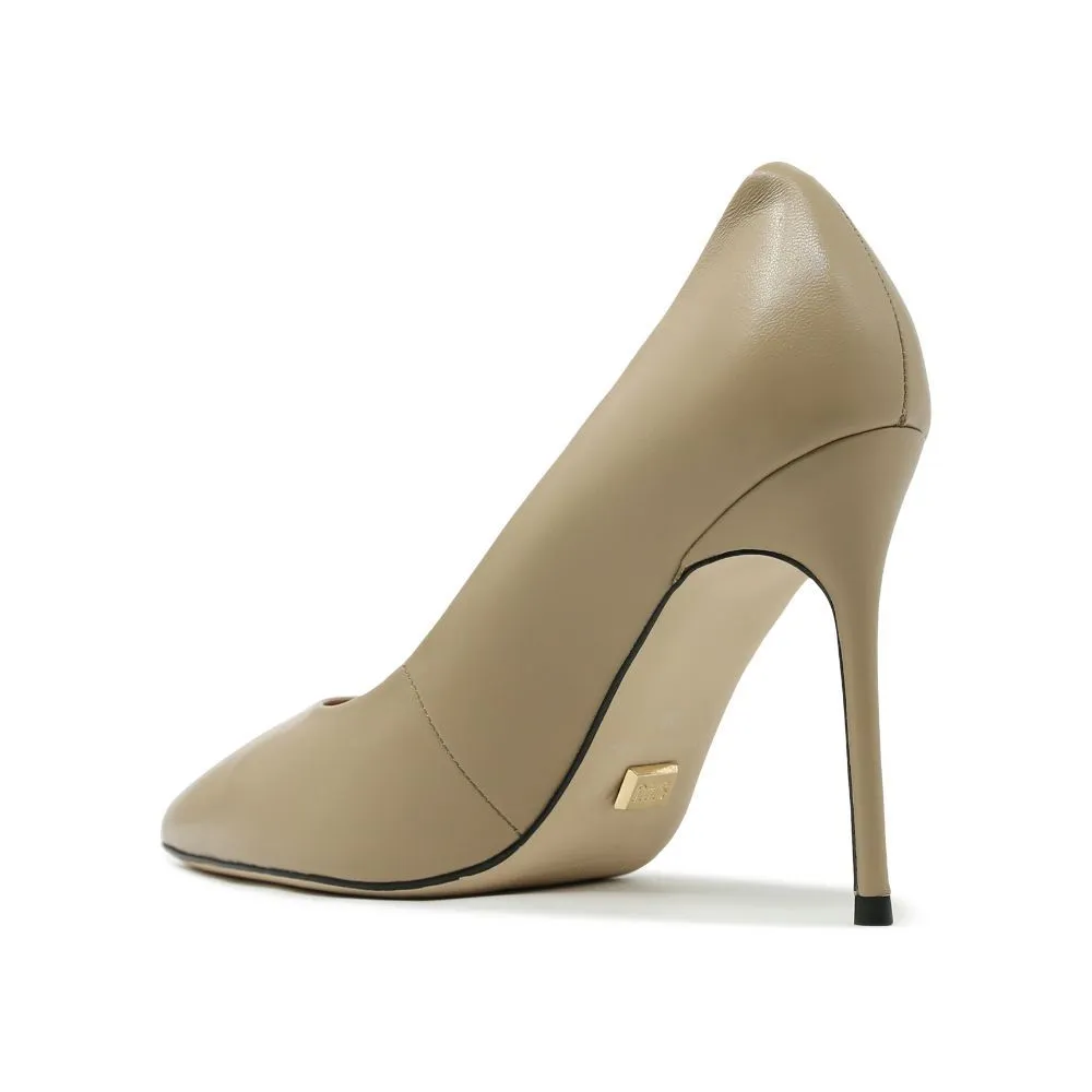 SHU CELEB HEELS 4" IN MILAN SWSC0801-BE12-MATTE NUDE