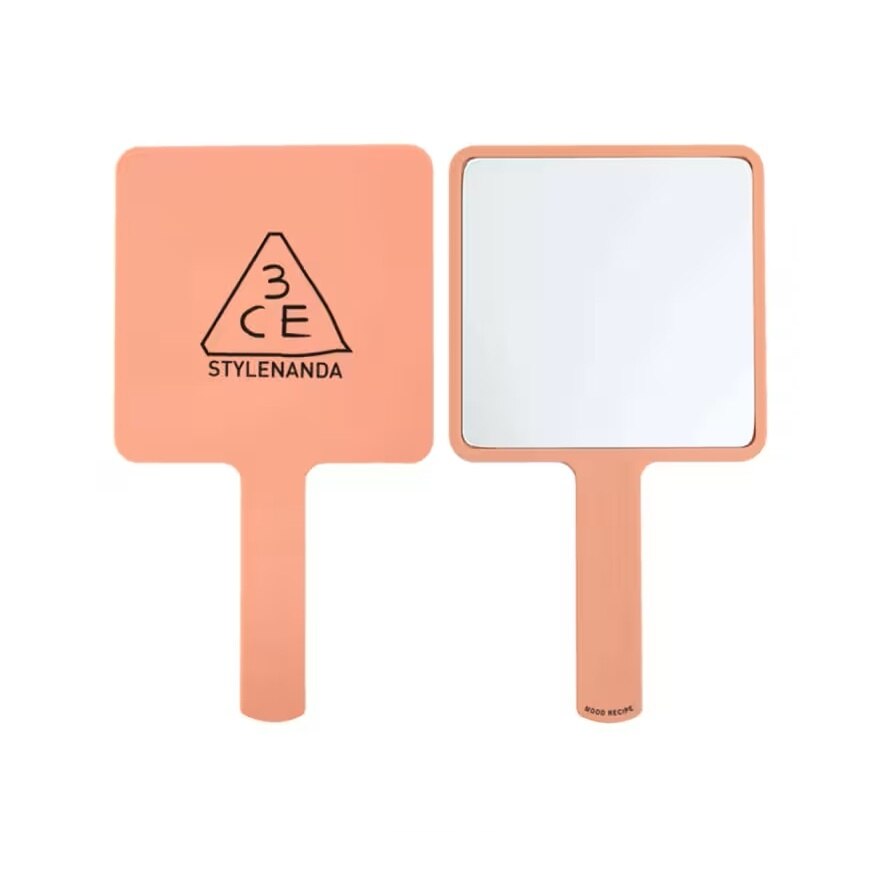 3CE Square Hand Mirror Rose Beige 1pcs. - Rose Beige
