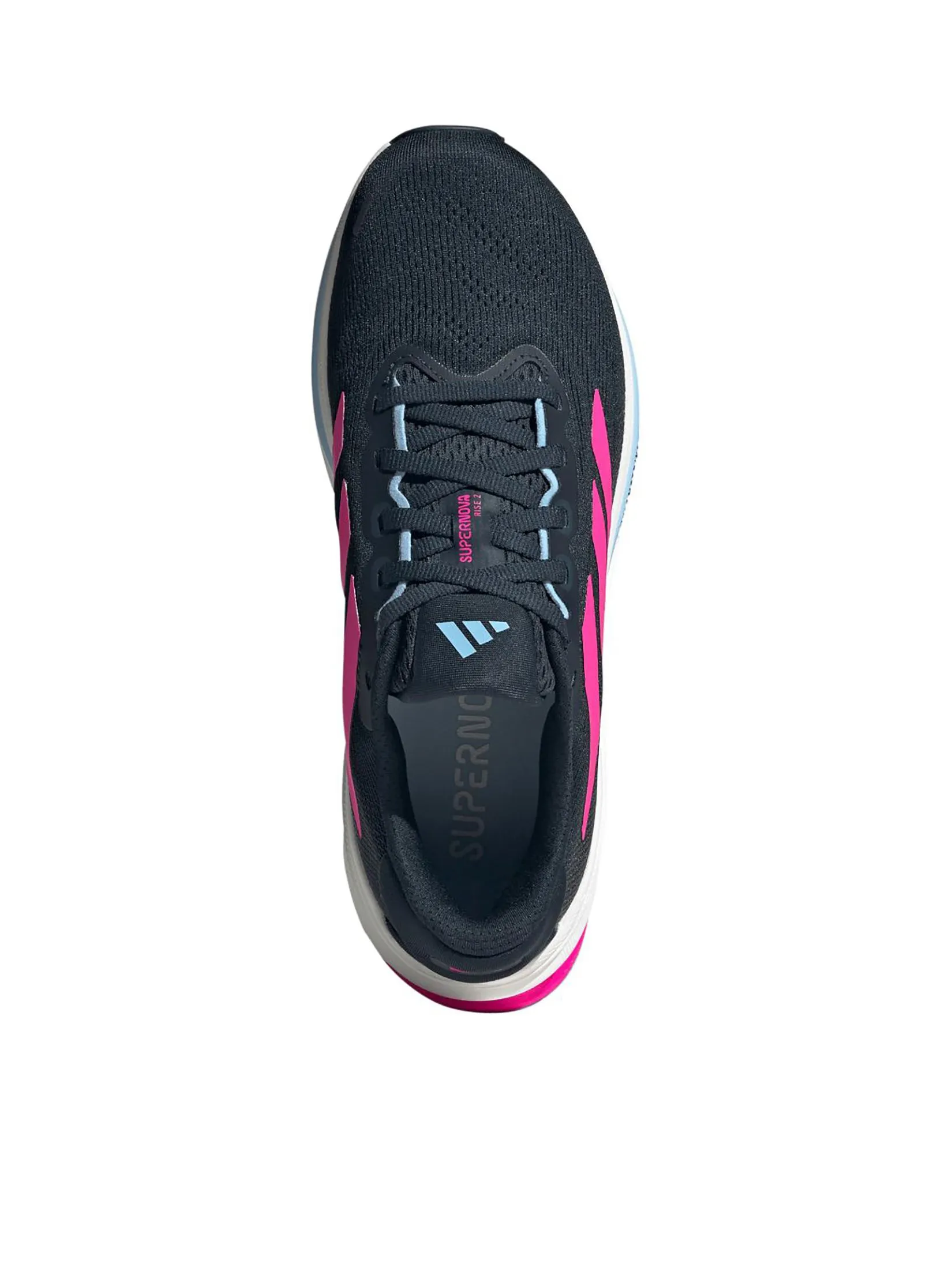 ADIDAS Women Running Shoes Supernova Rise 2 JQ7690 Aurora Ink / Shock Pink / Glow Blue