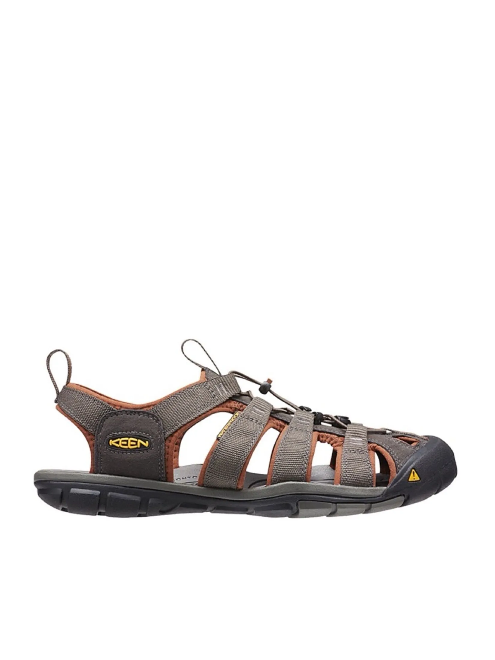 KEEN Men's Sandals CLEARWATER CNX (RAVEN/TORTOISE SHELL)