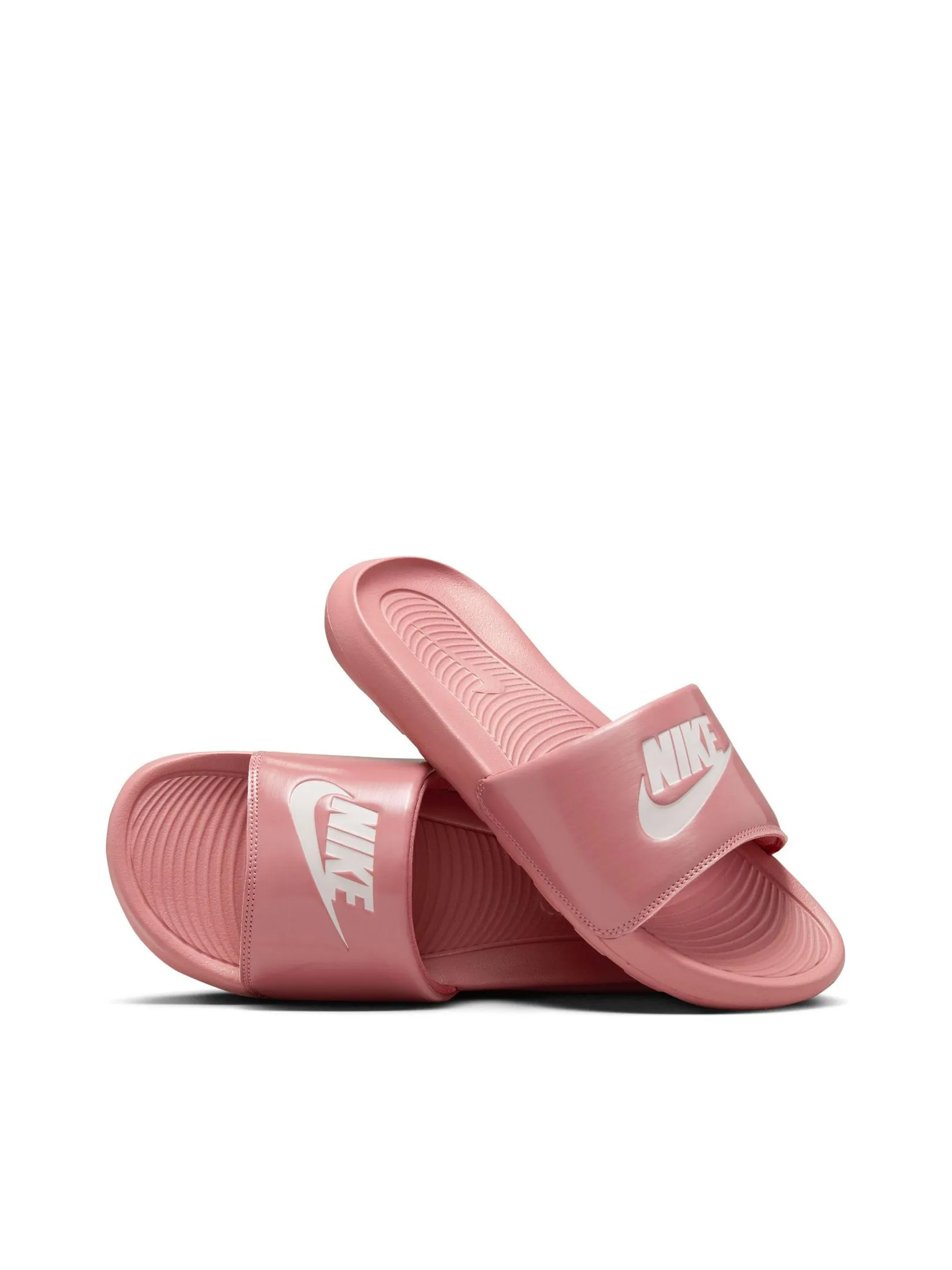 NIKE Women Sandals Victori One Canyon Pink/Particle Rose-Canyon Pink