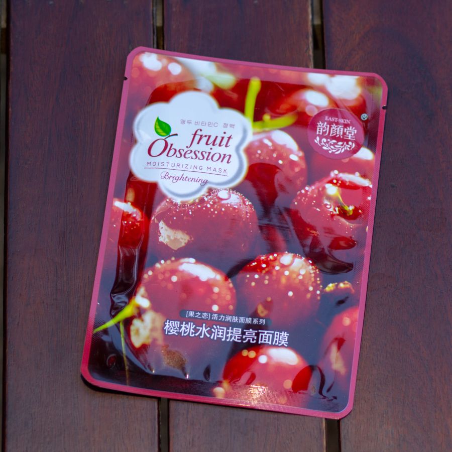 Корейская осветляющая маска с вишней Fruit Obsession 1 или 10 шт