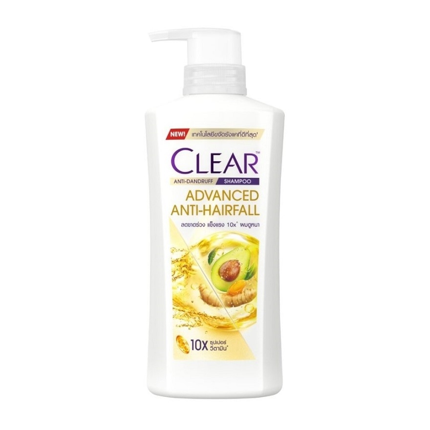 Clear Shampoo Anti-Dandruff Advanced Anti Hair Fall 350 Ml.