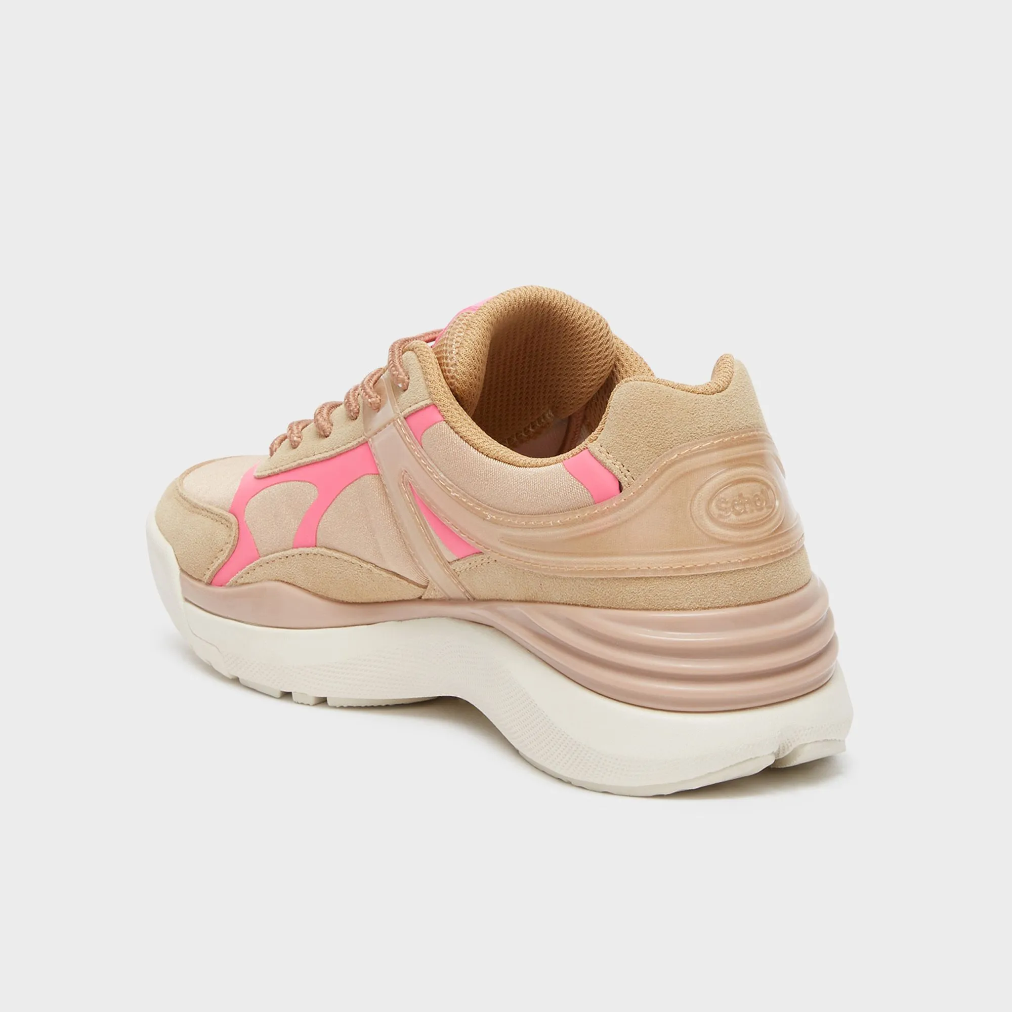 SCHOLL Women Sneakers Walker Beige/Fuchsia