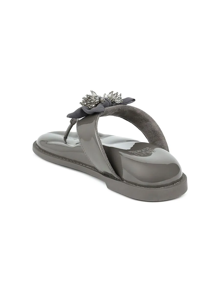 SHU WOMEN SOFASANDALS SWEETCHIC - GLOSSY ASH GREY