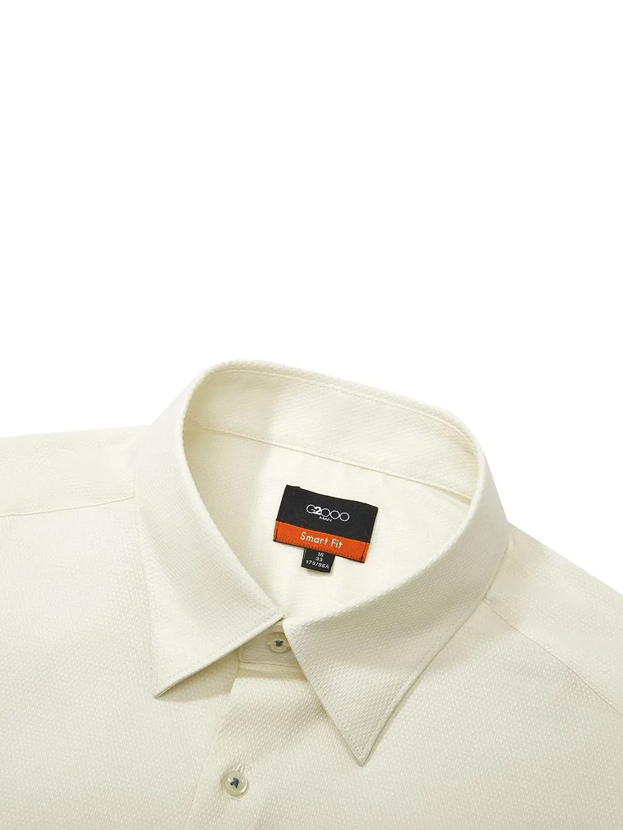G2000 Men Clothing Easy Care Stretch Shirt Smart Fit - Beige