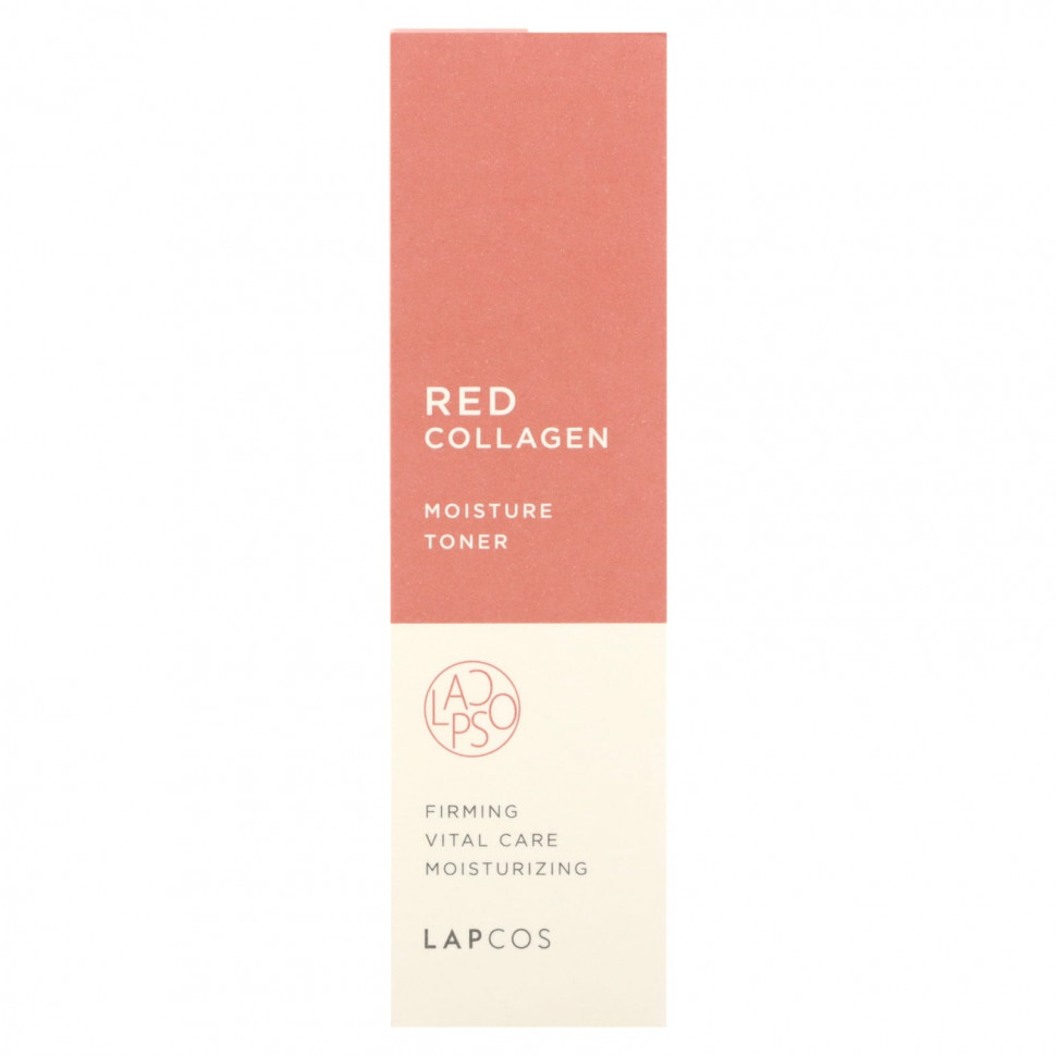 Lapcos, Red Collagen, увлажняющий тоник, (130 мл)