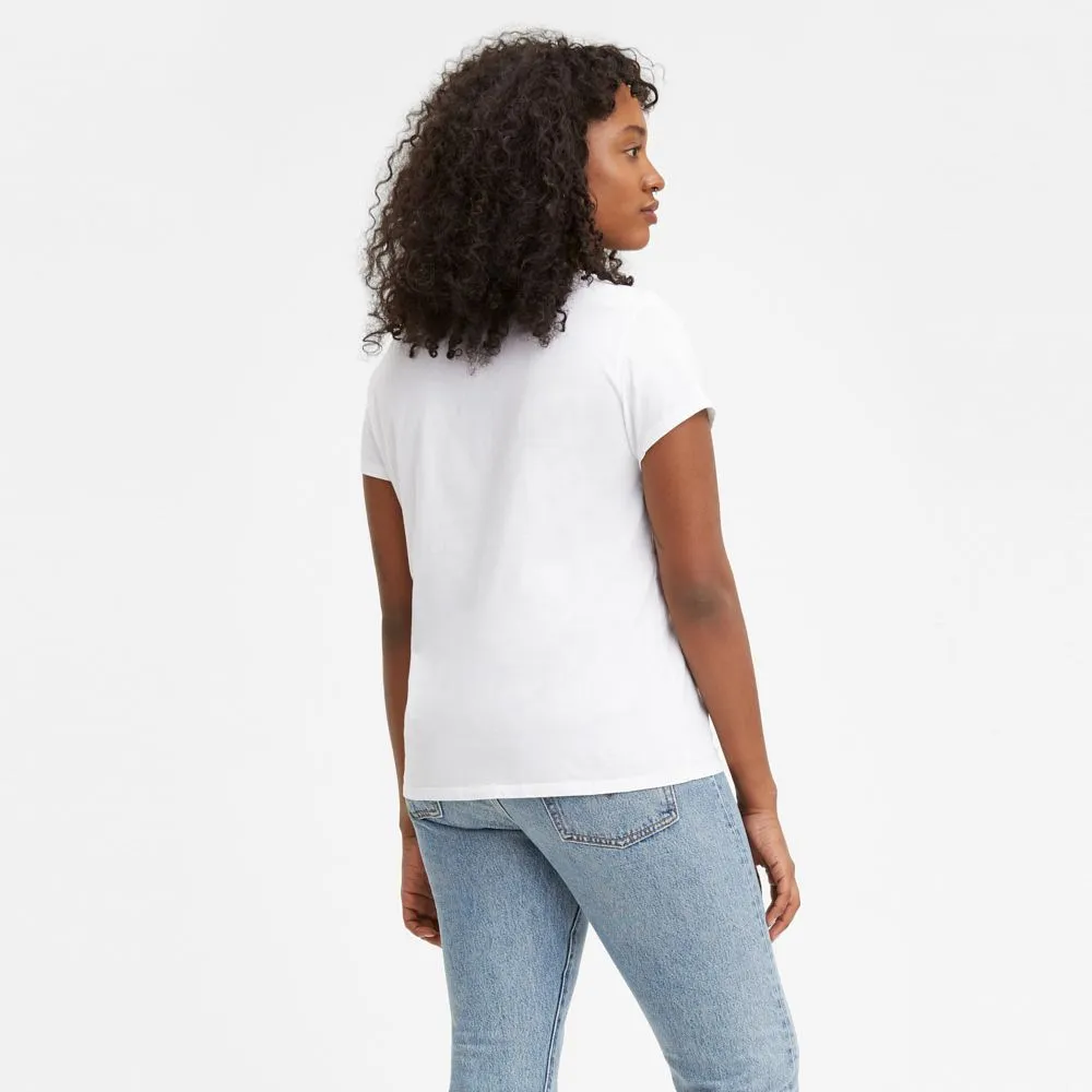LEVI'S Women's Perfect Tee Batwing Logo 17369-0053 White
