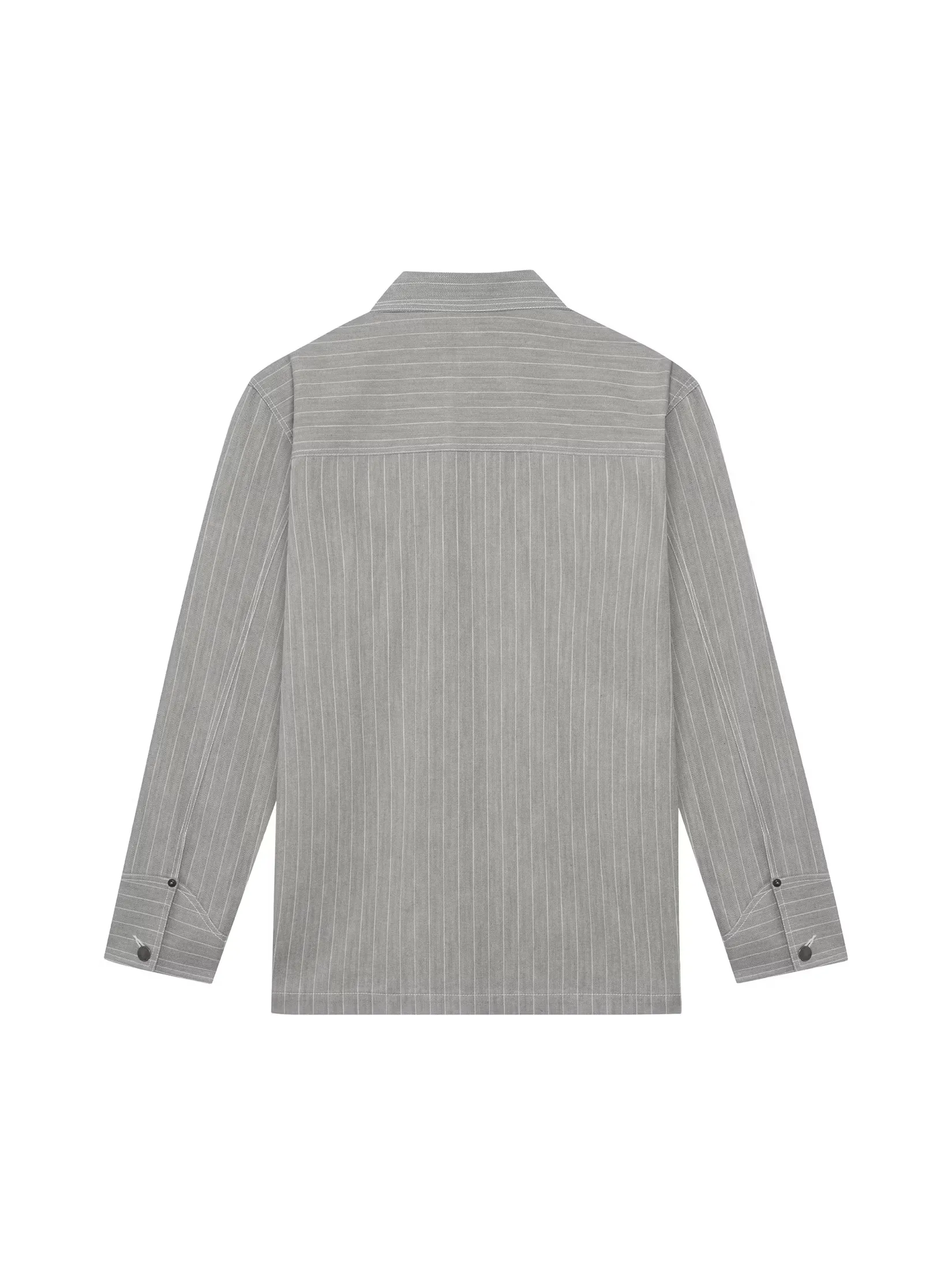 MOO [MOO 5/25] 
Signature Striped Jacket Gray