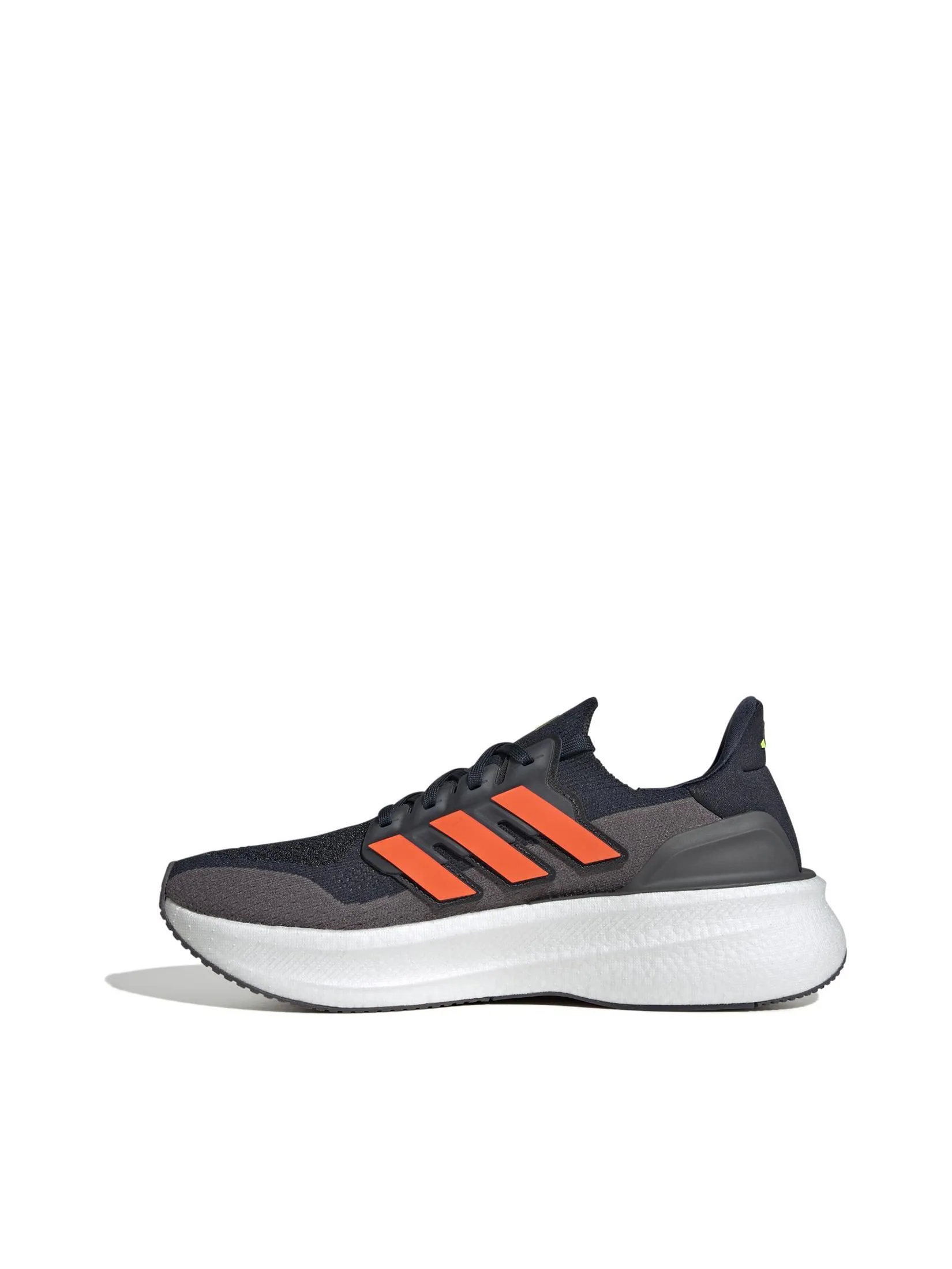 ADIDAS Men Running Shoes Ultraboost 5 Aurora Ink / Impact Orange / Lucid Lemon