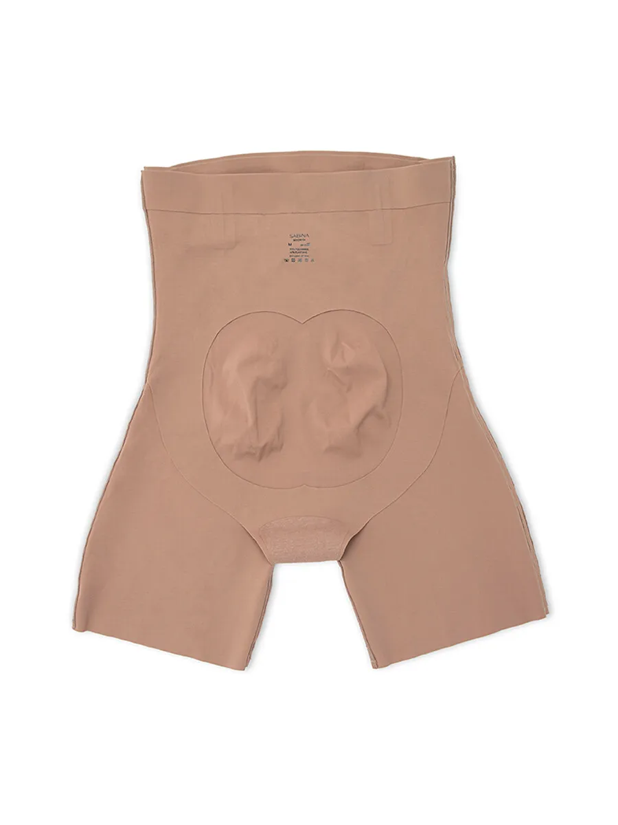 SABINA Seamless Shapewear High Waisted Shorts - Tan