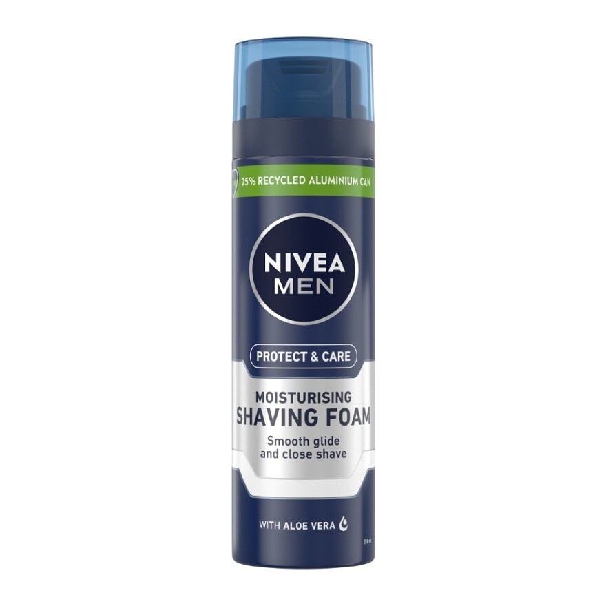 Nivea Men Extra Moisturing Shaving Foam 200 Ml. ผู้ชาย โฟมโกนหนวด