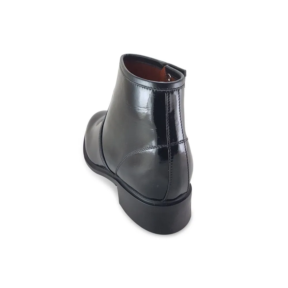 FREEWOOD SHOES Inner singlezip boot-black