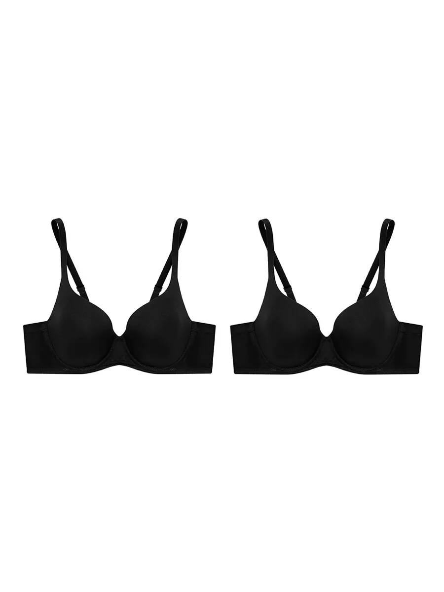 SABINA [Pack 2 Price] Wire Bra Perfect Bra Collection - Black