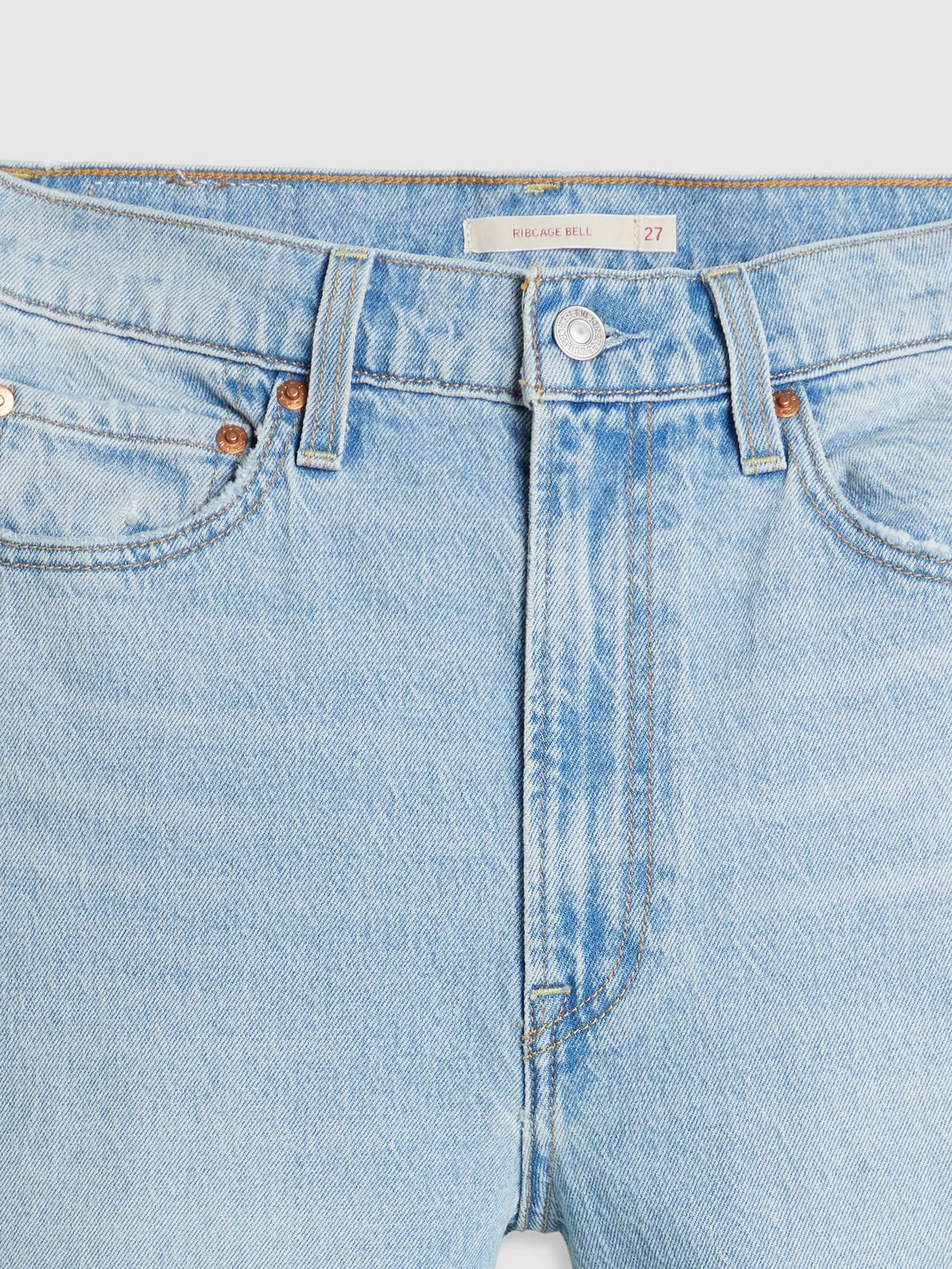 LEVI'S Women's Ribcage Bell Jeans Blue