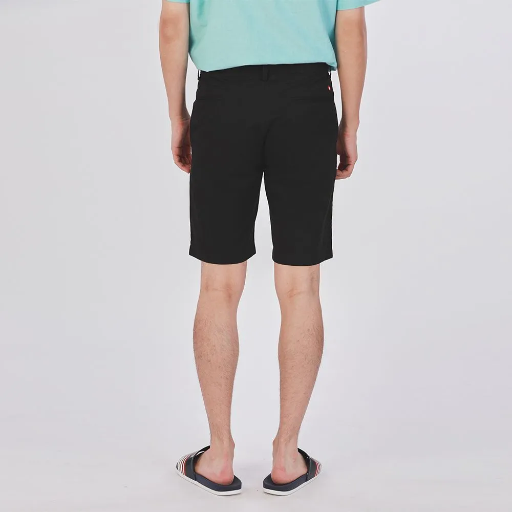JOHN HENRY Men's Shorts (Slim Fit) ESSENTIALS Black