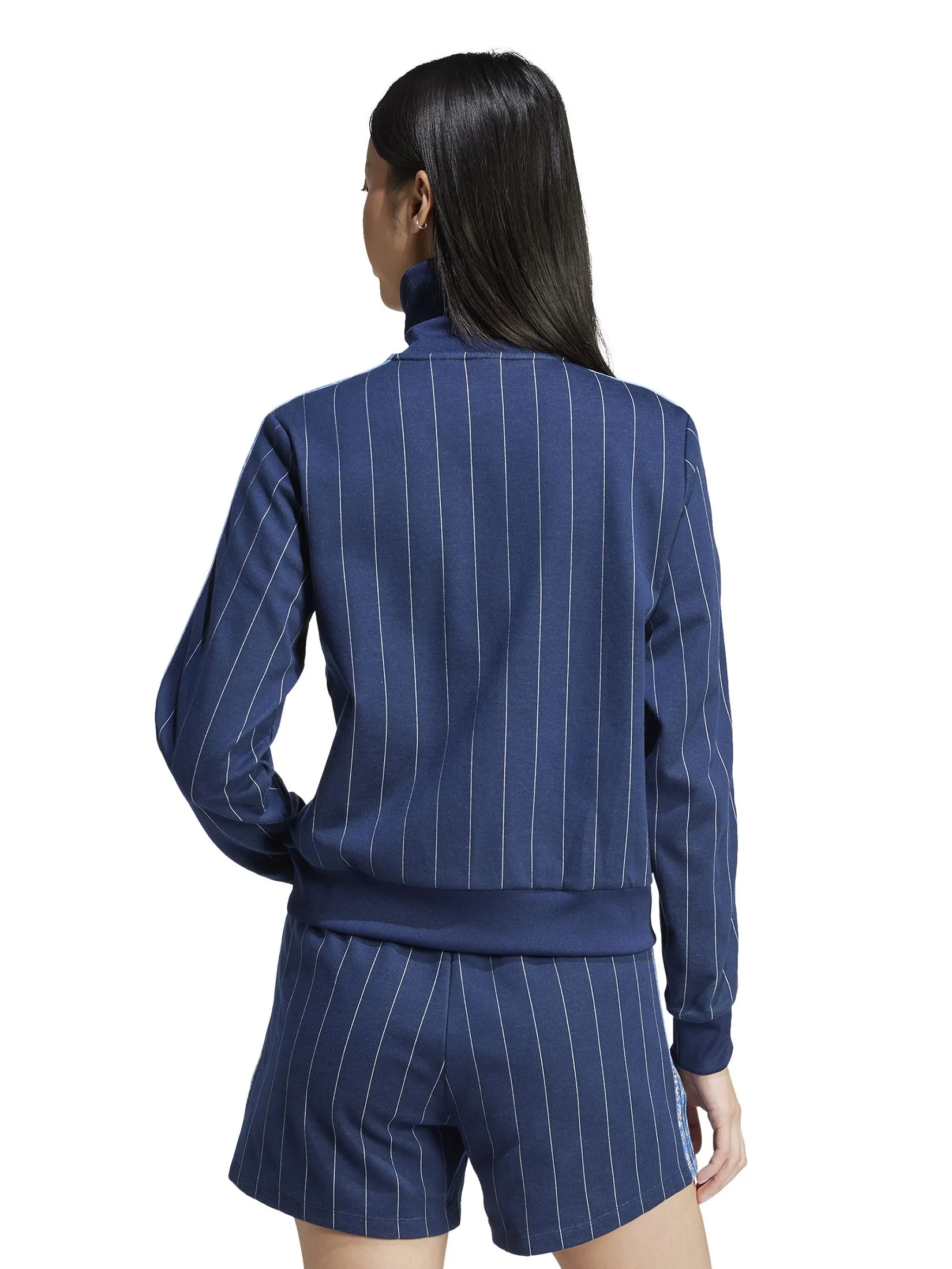 ADIDAS Women Track Top Adidas Originals x Liberty London Tonal Blocked Blue / Night Indigo / Chalk White