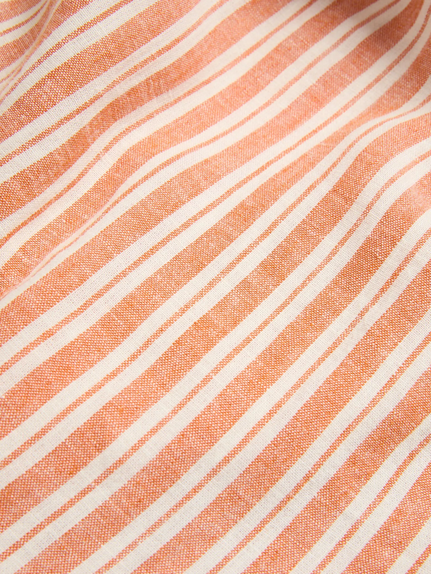 MARKS & SPENCER Women Midi Dress Beach Linen Rich Asymmetrical Marmalade