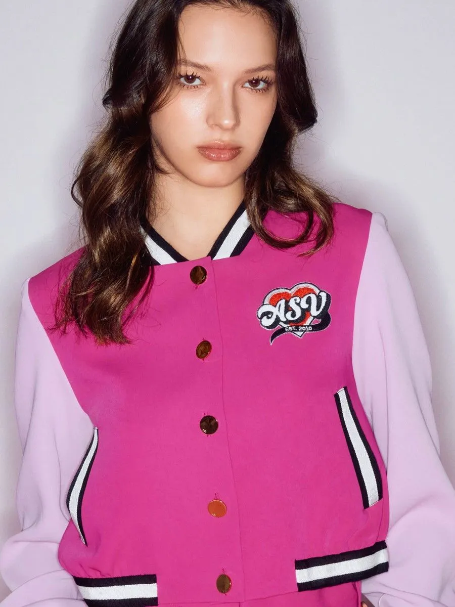 ASV (RS24) Asv Cropped Women Sport Jacket Fuchsia