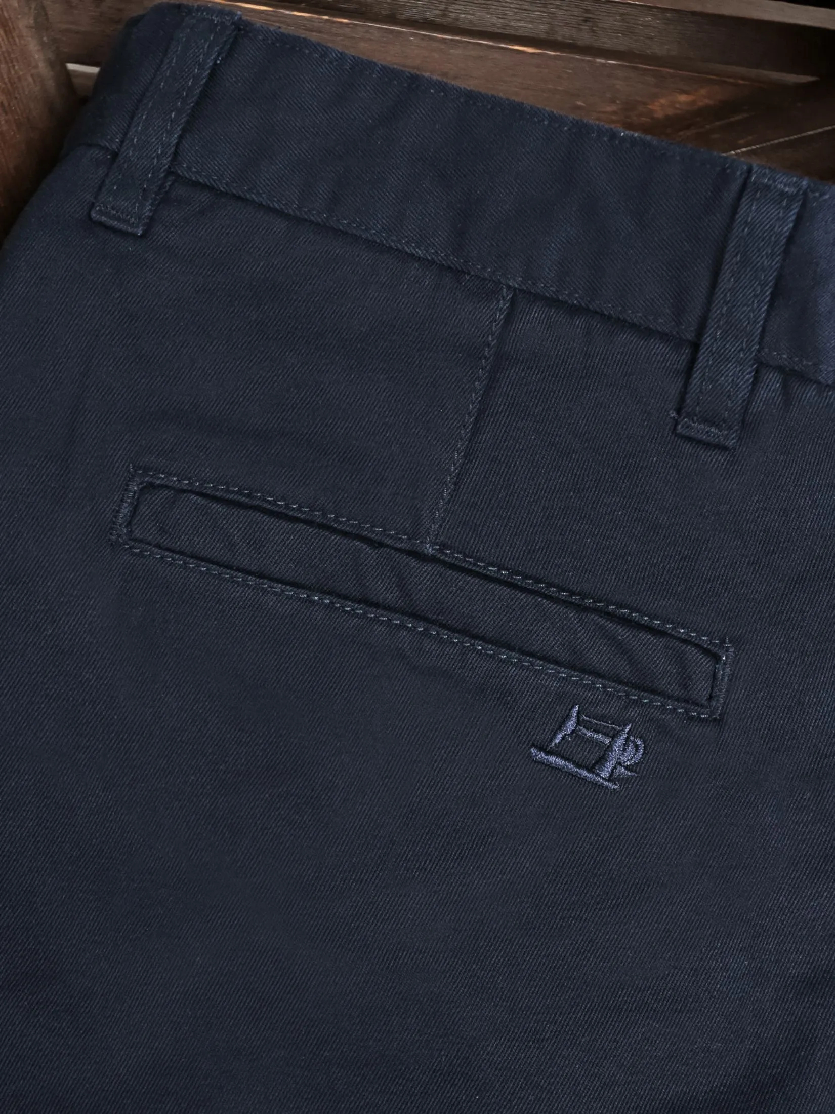 SIMPLE&RAW Timber Chino Pants Sk814 Navy Blue