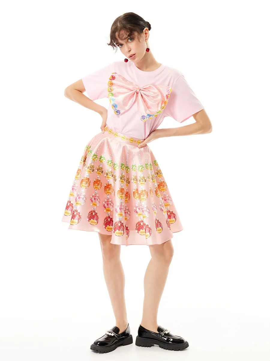 ICONIC WOMAN PINK SOLEN SKIRT