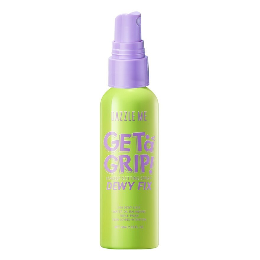 Dazzle Me Get A Grip Makeup Setting Spray Dewy Fix 60ml.