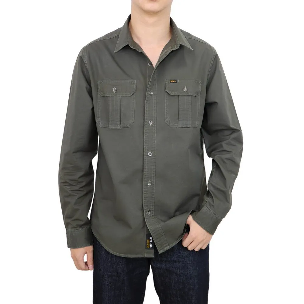 BOVY BBS3871 -SHIRT BASIC SLIM  GREEN