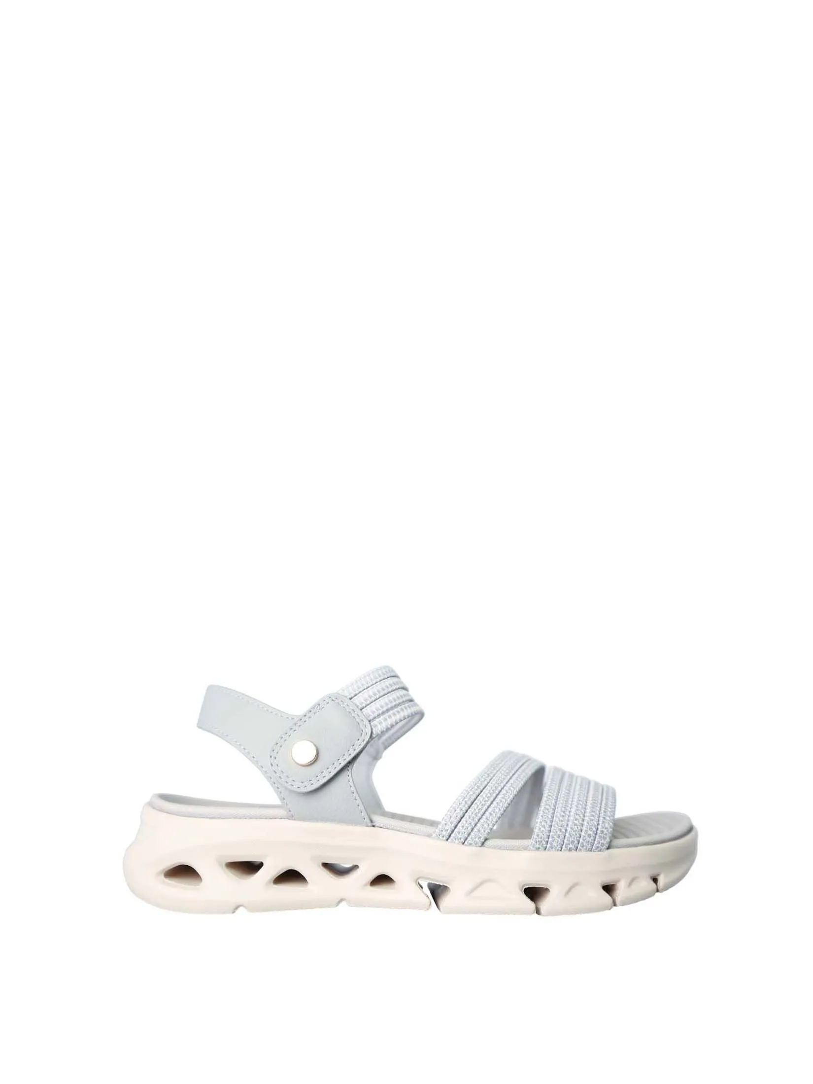 VILLAINS SF STRETCHY Women's Comfort Flat Sandals GREY