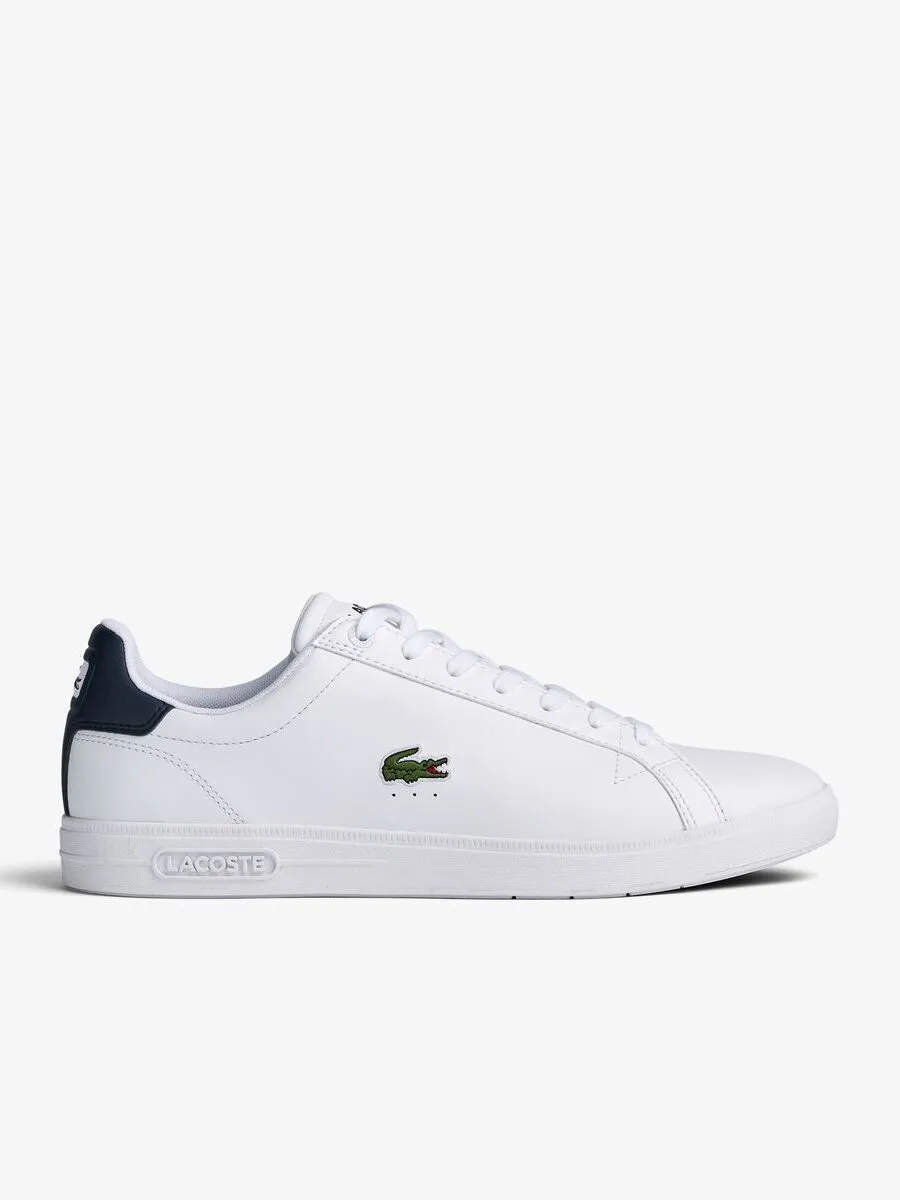 LACOSTE White Men’s Lacoste Graduate Pro Leather Trainers