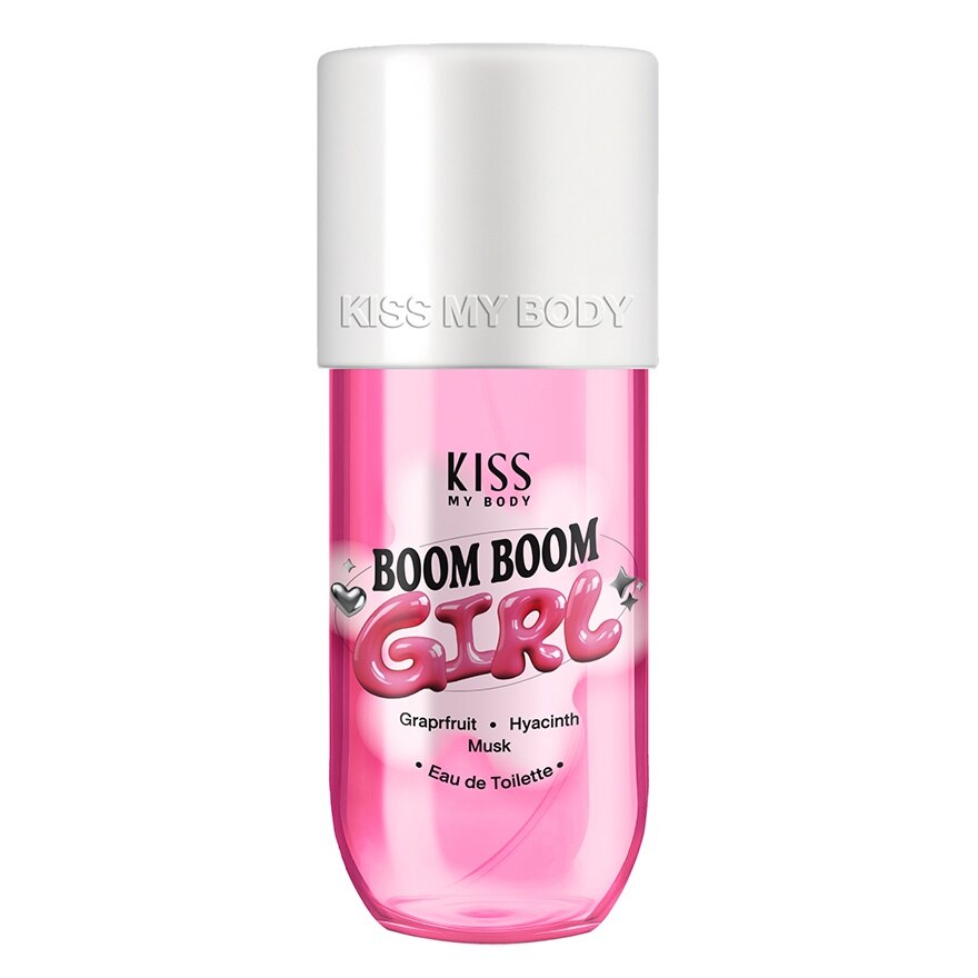 Kiss My Body Eua De Toilette Boom Boom Girl 88 Ml. น้ำหอม สเปรย์น้ำหอม - Pink