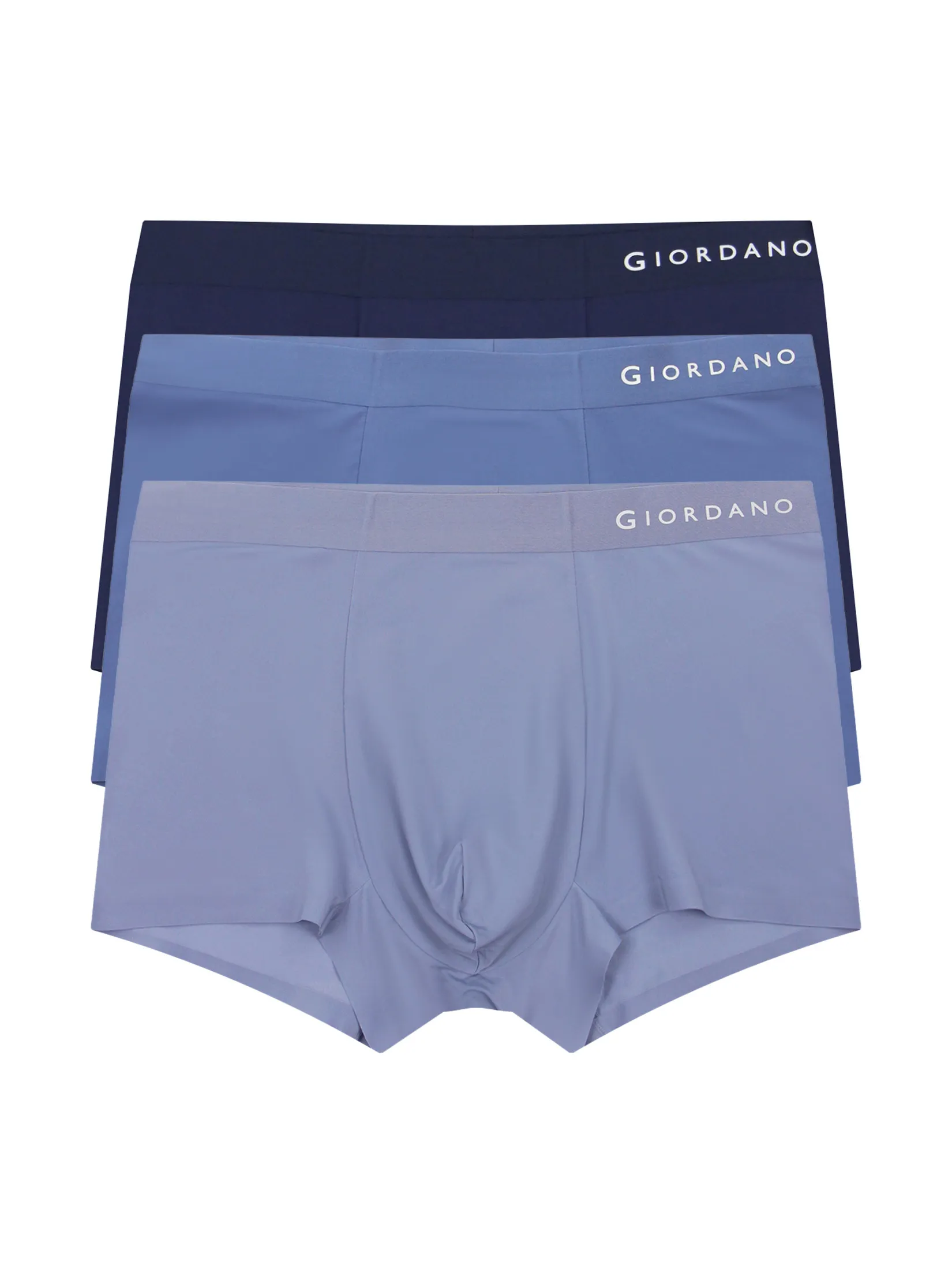 GIORDANO Men s Ice Silk Cool Trunks (3 pieces/pack) Multicolor Size - L