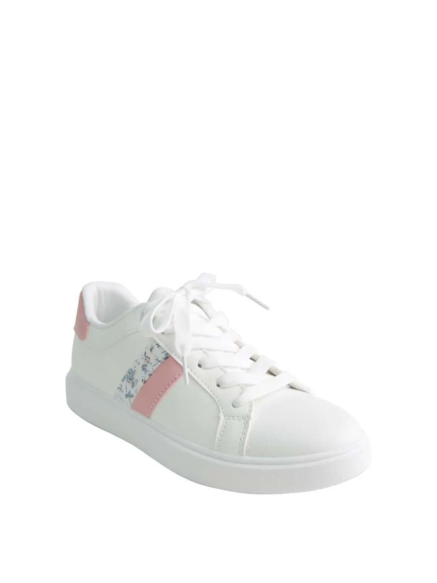 VILLAINS SF SMOOTHLY Women's Comfort Casual Sneakers WHITE PINK