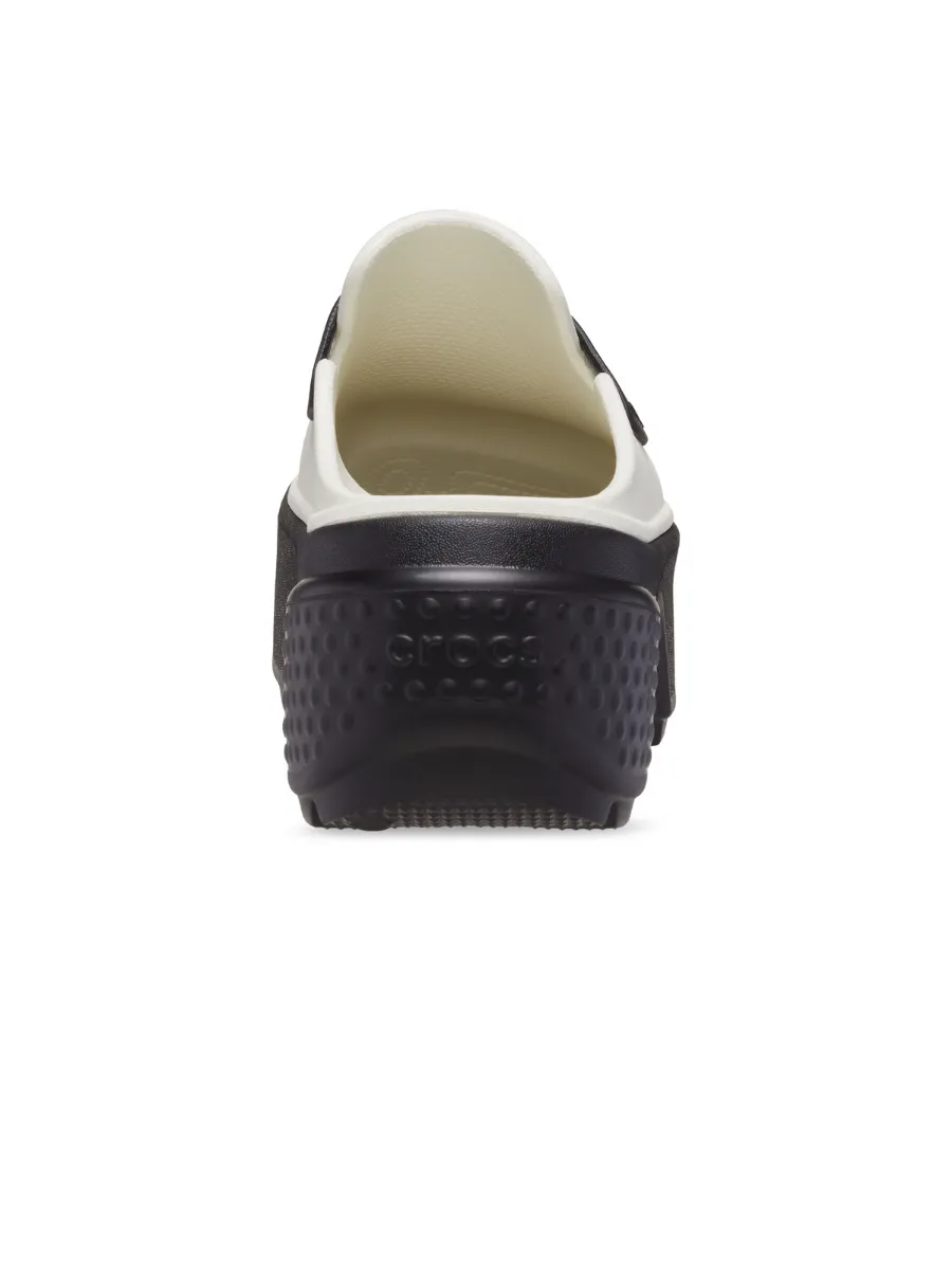 CROCS UNISEX STOMP LOAFER CLOG - LINEN BLACK