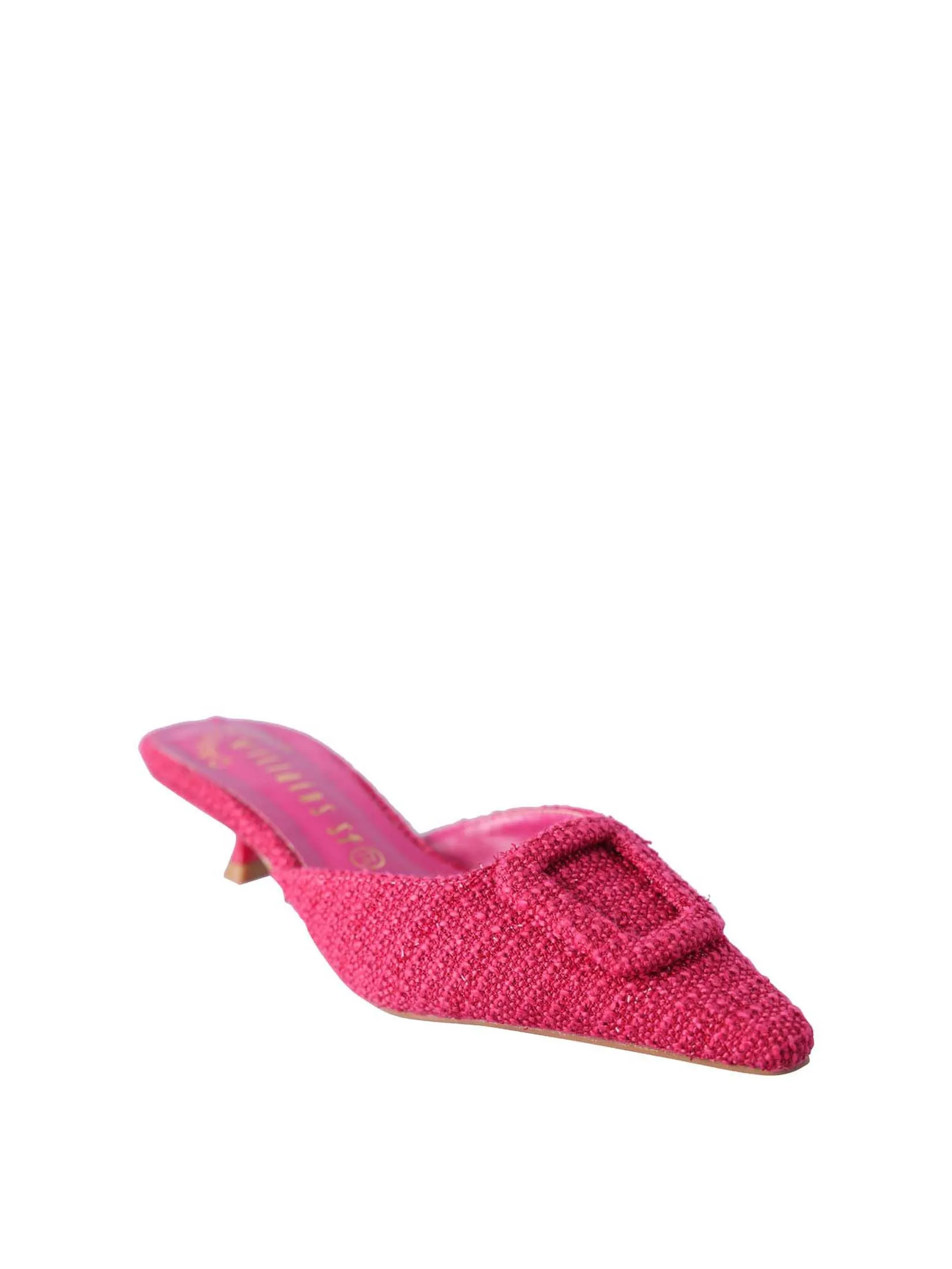 VILLAINS SF ELVA Women's Mule Heels FUCHSIA