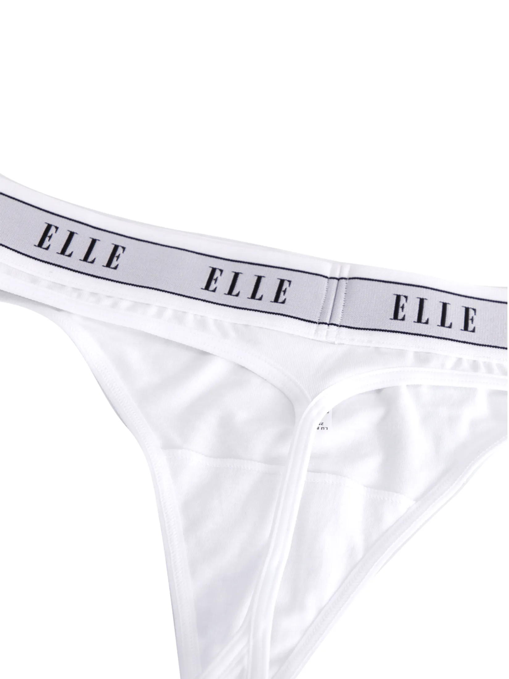 ELLE LINGERIE Women’s G-String Panty LU8302 - White