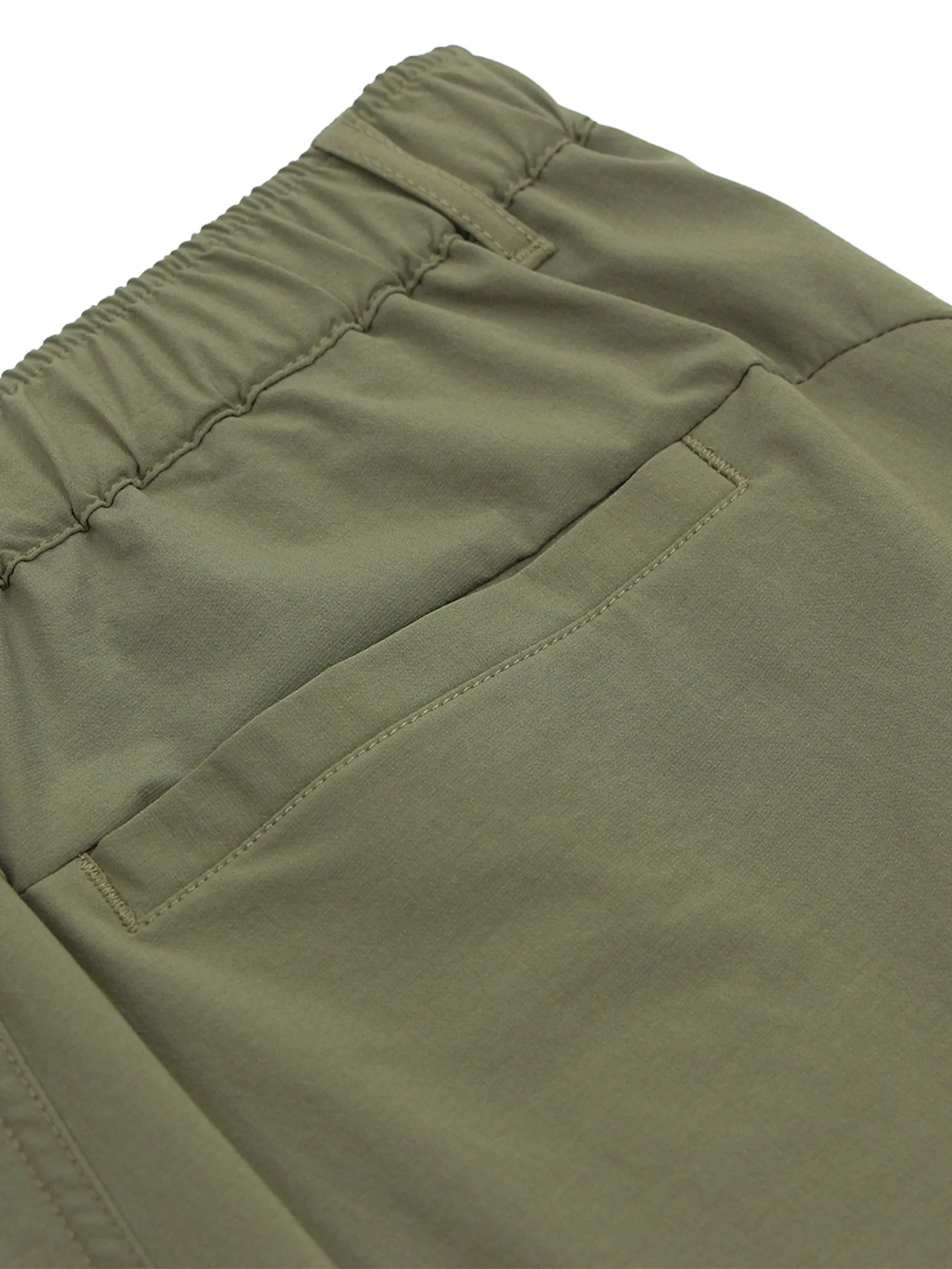 GIORDANO Men's Seasonal Elasticated Jogger (G-Motion) Dusky Green