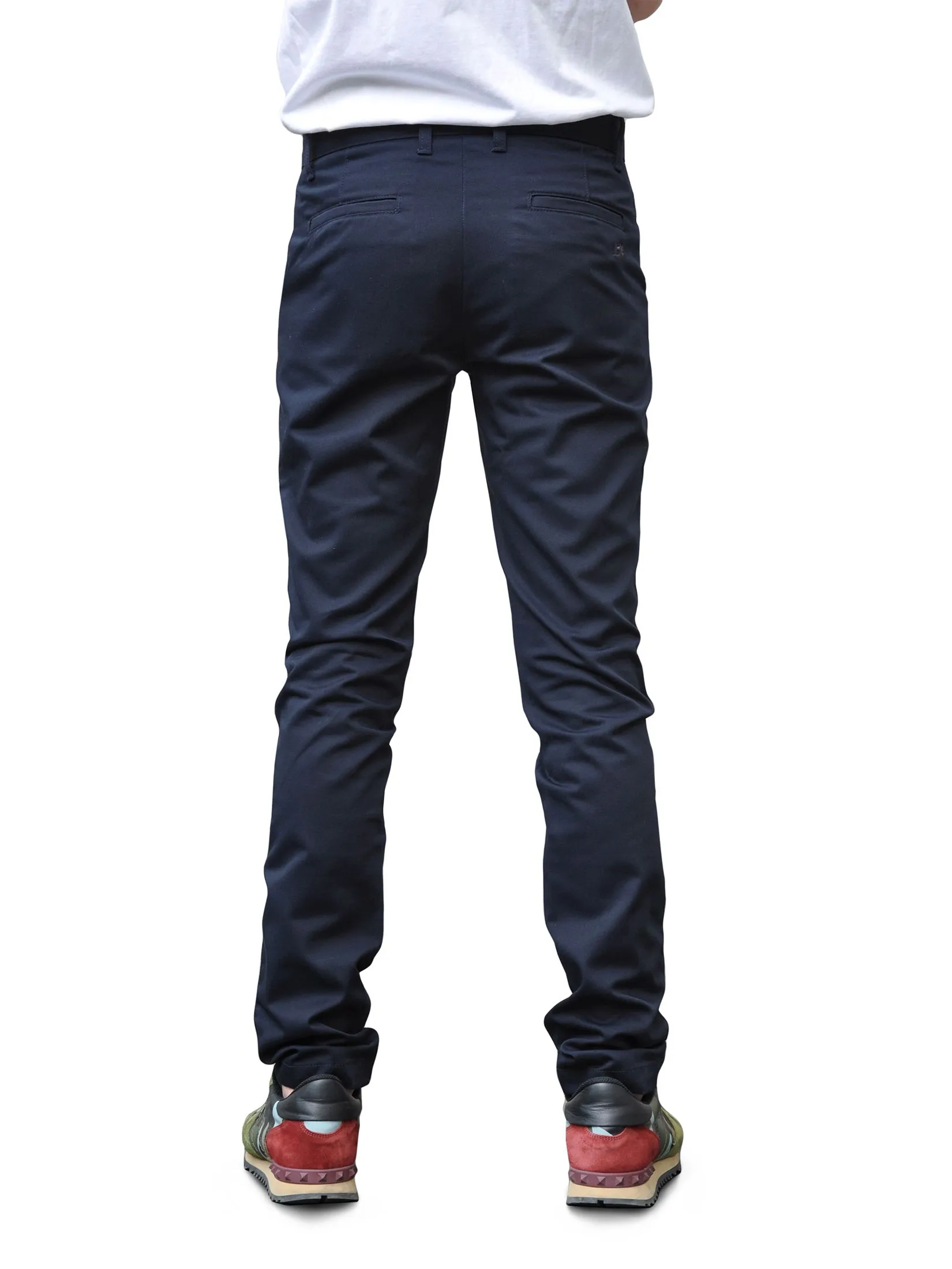 SIMPLE&RAW Timber Chino Pants Sk814 Navy Blue