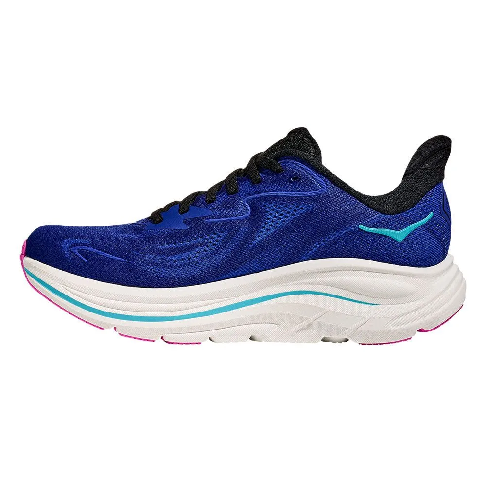 HOKA Women Running Shoes Clifton 10 Wide Blue - HO229SH163ELTH