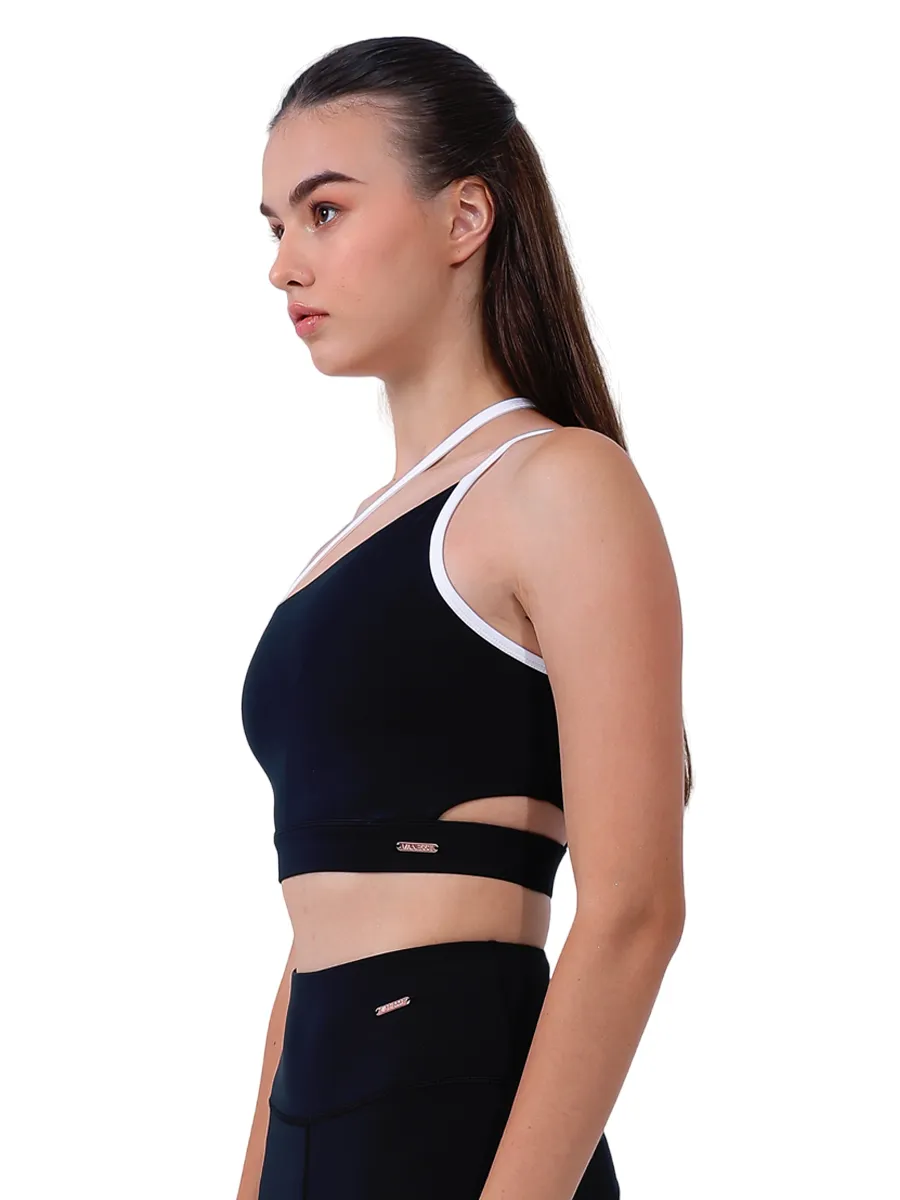 VANESSE Black VNS CANDY SWEET SPORT BRA (029064)