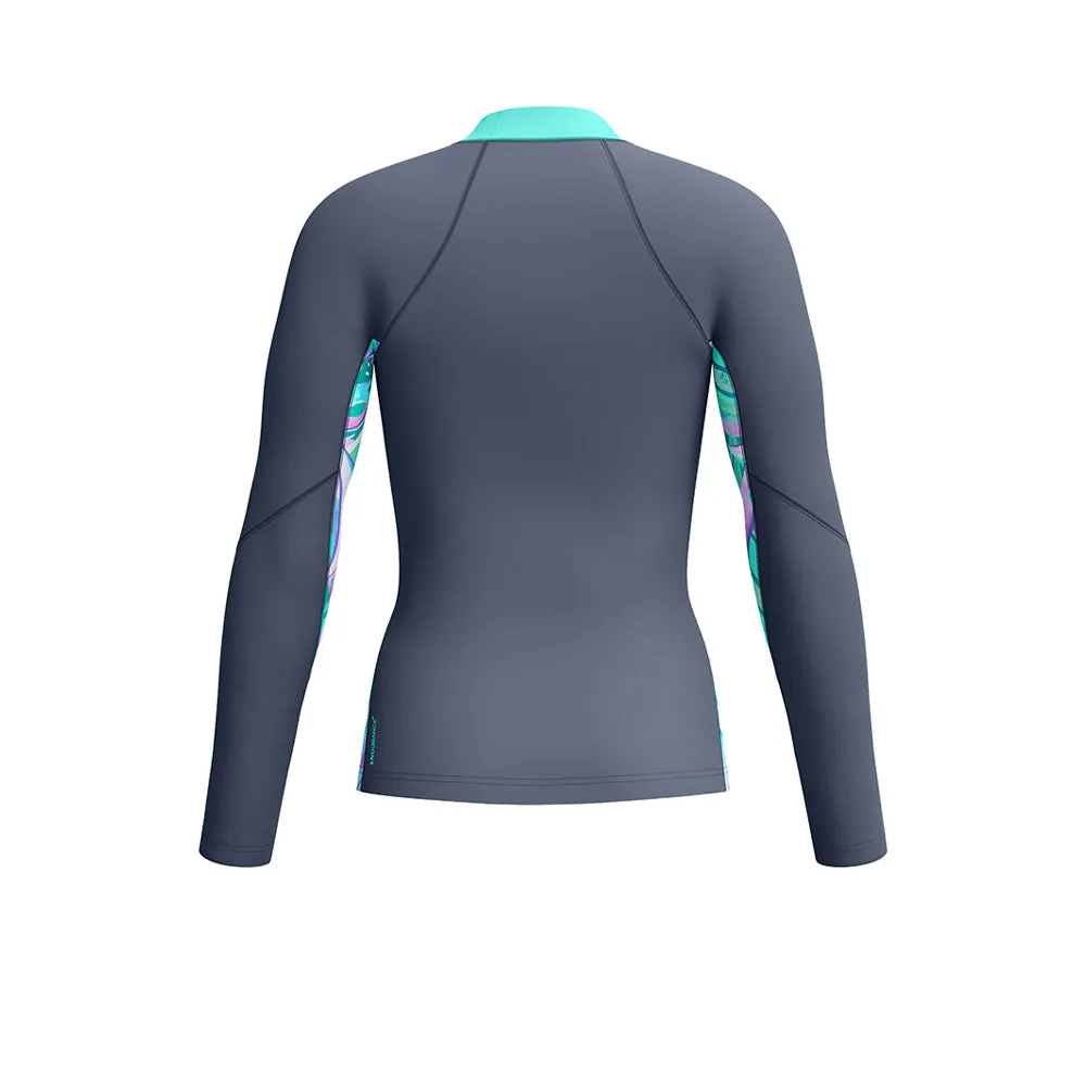 SPEEDO Printed Long Sleeve Women Rashguard Grey - SP111SP151ENTH