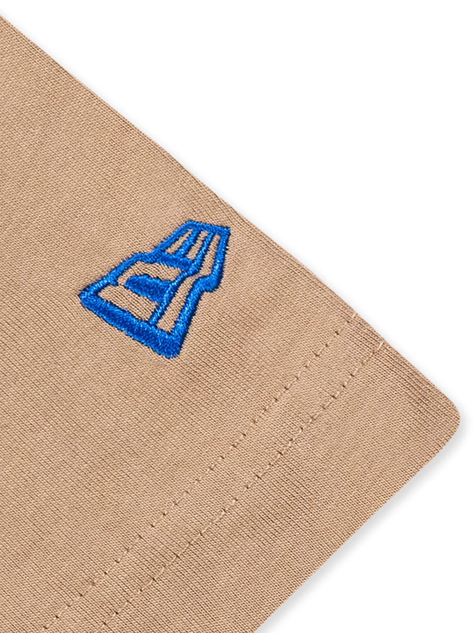 NEW ERA UNISEX SHORT SLEEVE TEE ESSENTIAL LOS ANGELES DODGERS KHAKI