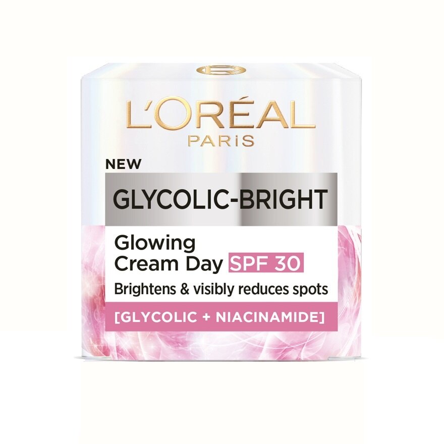 L'Oreal Paris Cream Day Glycolic-Bright Glowing SPF 30 15 Ml.