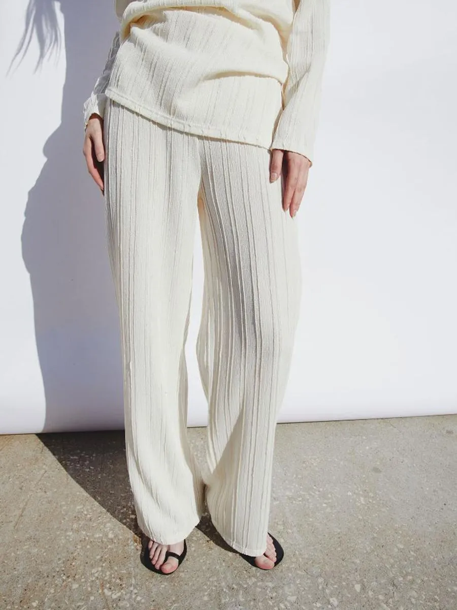 SFERA Women Trousers Structure Off White