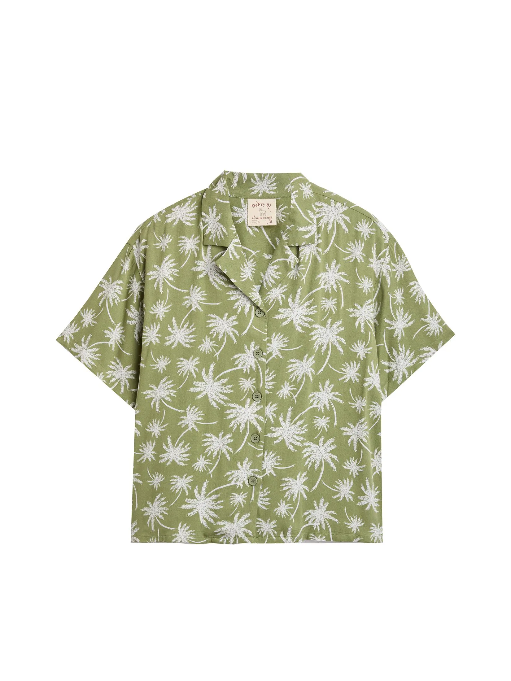 DEFRY 01 Women Shirt Short Sleeves 2503BSSW044 Green