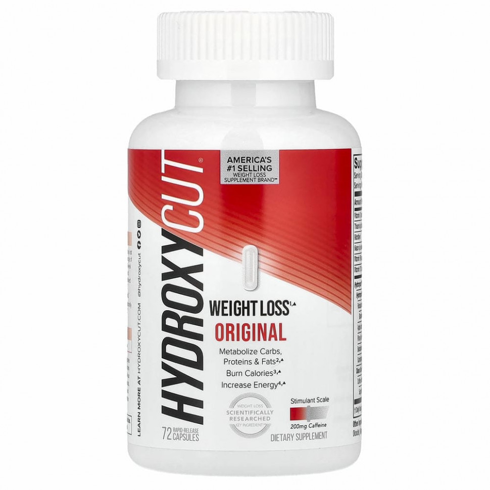 Hydroxycut, Pro Clinical Hydroxycut, для похудения, 72 капсулы с быстрым высвобождением