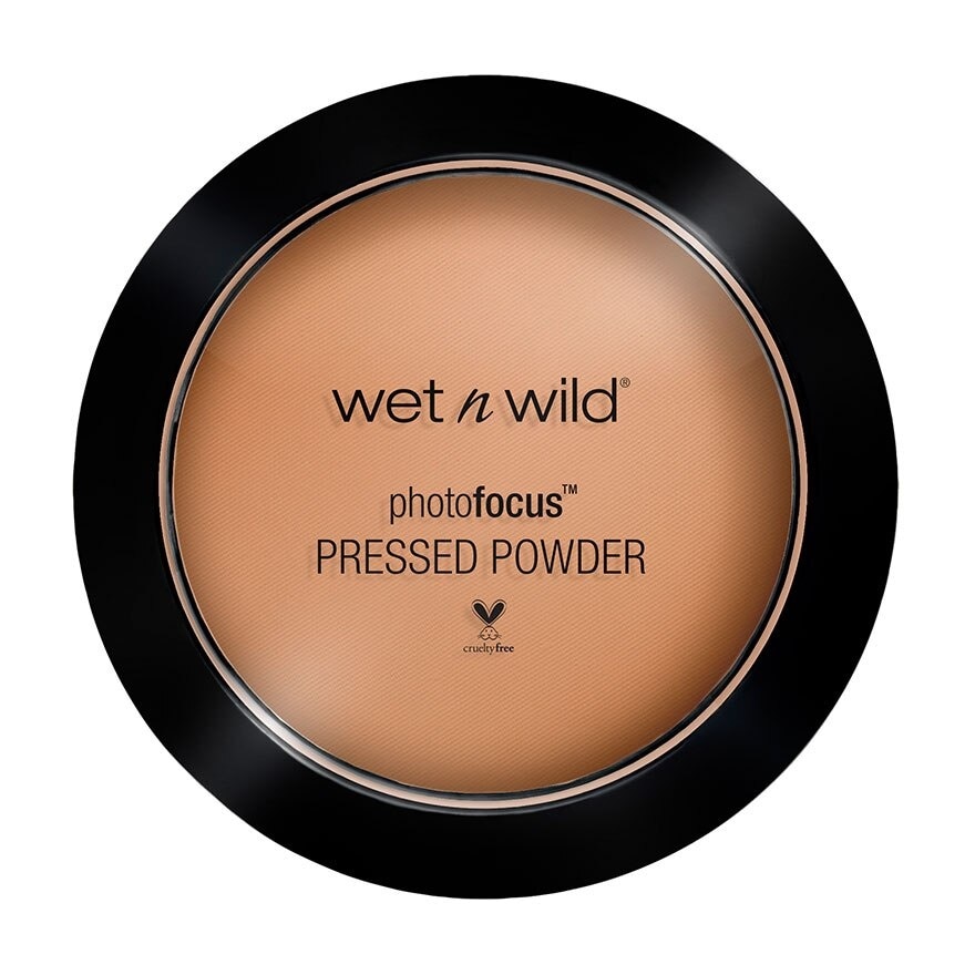 Wet N Wild Photo Focus Pressed Powder E825C Tan Beige - E825C Tan Beige