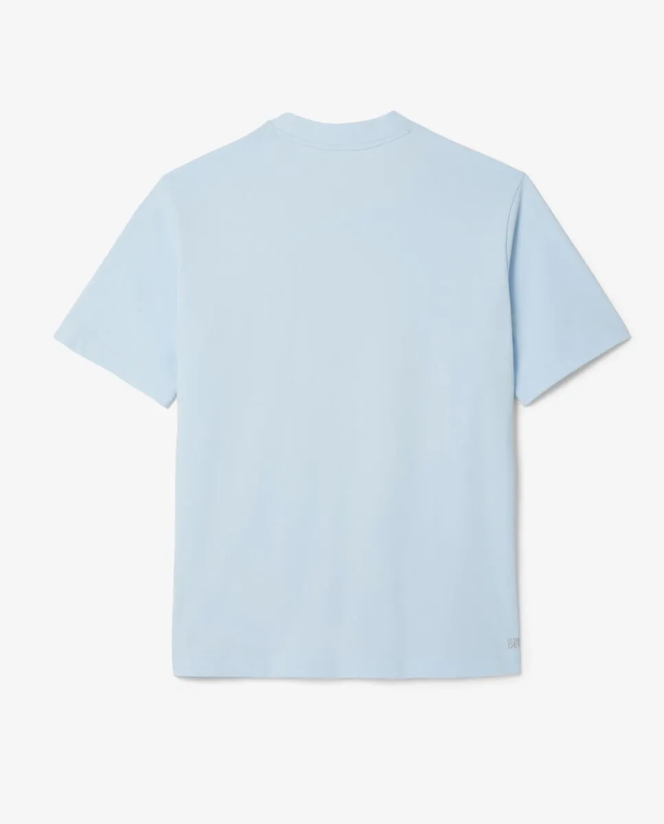 LACOSTE Relaxed Fit Ultra Dry Golf T-Shirt Blue