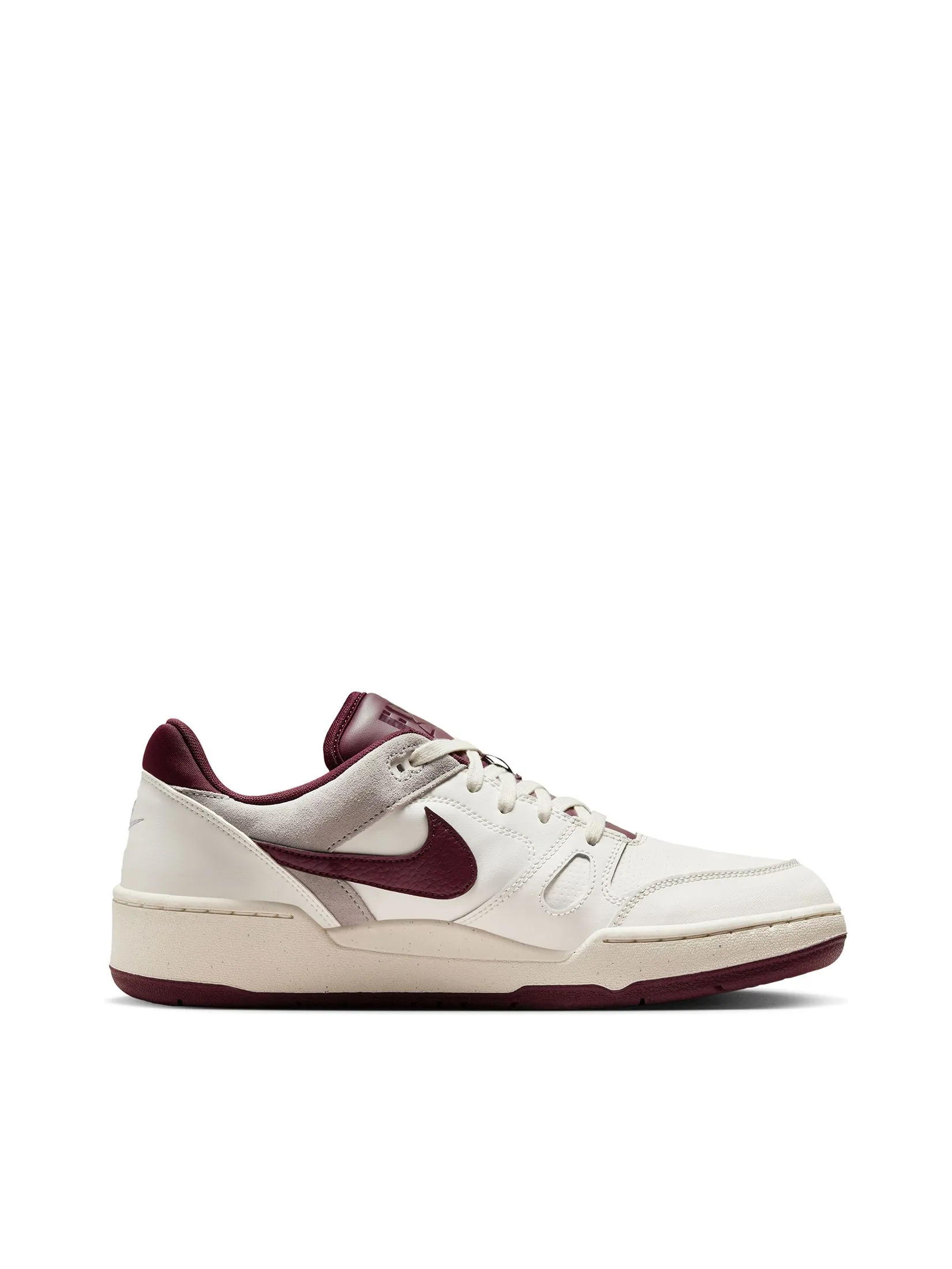 NIKE Men Sneakers Full Force FZ4629-100 Sail/Burgundy Crush-LT Smoke Grey