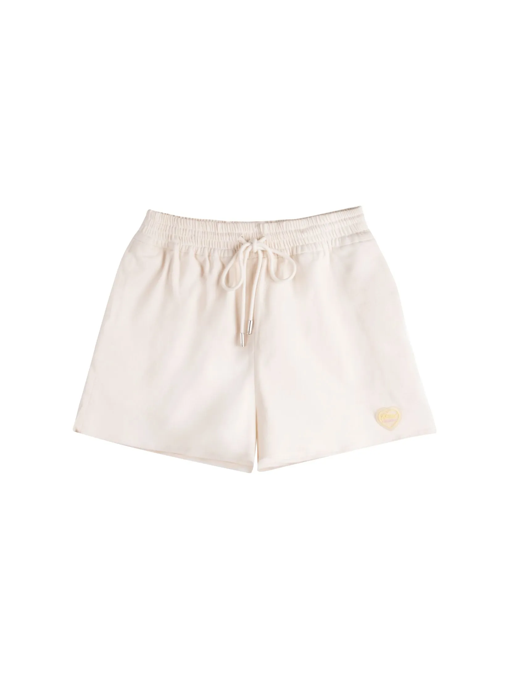 KLOSET (LS2-24) Women Kloset Varsity Short Cream